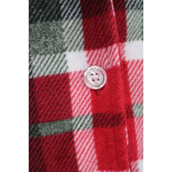 Simply Vera VeraWang Two-Piece Pajama Set-Size Medium-Plaid Fleece-Ultra Soft - Picture 11 of 16